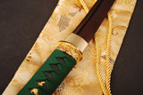 Japanese Samurai Sword Red Blade Folded Steel Tantō ESB303
