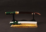 Japanese Samurai Sword Red Blade Folded Steel Tantō ESB303