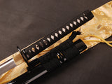 Japanese Samurai Sword High Carbon Steel Clay Tempered Katana ESC102