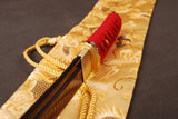 Japanese Samurai Sword Red Blade Folded Steel Tantō ESB304