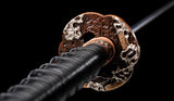 Japanese Samurai Sword High Carbon Steel Clay Tempered Katana SHIJIAN180502
