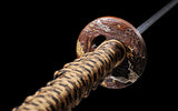 Japanese Samurai Sword High Carbon Steel Clay Tempered Katana SHIJIAN180503