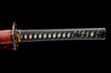 Japanese Samurai Sword High Carbon Steel Clay Tempered Katana SHIJIAN180504
