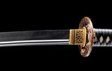 Japanese Samurai Sword High Carbon Steel Clay Tempered Katana SHIJIAN180504