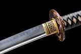 Japanese Samurai Sword High Carbon Steel Clay Tempered Katana SHIJIAN180504