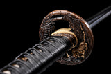 Japanese Samurai Sword High Carbon Steel Clay Tempered Katana SHIJIAN180504