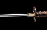 Japanese Samurai Sword High Carbon Steel Clay Tempered Katana SHIJIAN180505