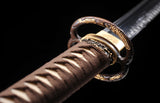Japanese Samurai Sword High Carbon Steel Clay Tempered Katana SHIJIAN180505