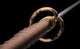Japanese Samurai Sword High Carbon Steel Clay Tempered Katana SHIJIAN180505