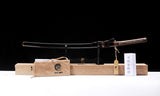 Japanese Samurai Sword High Carbon Steel Clay Tempered Katana SHIJIAN180505