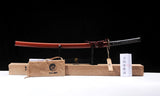 Japanese Samurai Sword High Carbon Steel Clay Tempered Katana SHIJIAN180504