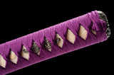 Japanese Samurai Sword Purple blue Blade Katana SHIJIAN180601
