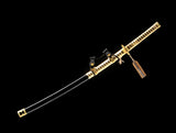 Japanese Samurai Katana Golden Blade Tachi Swords SHIJIAN180610