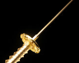 Japanese Samurai Katana Golden Blade Tachi Swords SHIJIAN180610