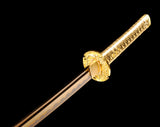 Japanese Samurai Katana Golden Blade Tachi Swords SHIJIAN180610