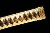 Japanese Samurai Katana Golden Blade Tachi Swords SHIJIAN180610