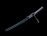 Japanese Samurai Sword Blue Blade Katana SHIJIAN180602
