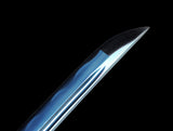 Japanese Samurai Sword Blue Blade Katana SHIJIAN180602