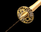 Japanese Samurai Sword Golden Blade Katana SHIJIAN180604