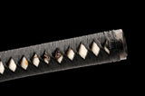 Japanese Samurai Sword Red Blade Folded Steel Katana SHIJIAN180609