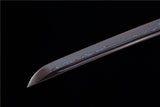 Japanese Samurai Sword Blue Blade Folded Steel Katana SHIJIAN202001