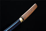 Japanese Samurai Sword Blue Blade Katana SHIJIAN202003