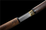 Japanese Samurai Sword Folded Steel Clay Tempered Katana Unokubitsukuri Blade SHIJIAN202006