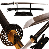 Japanese Samurai Sword High Carbon Steel Clay Tempered Katana ESC102