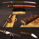 Japanese Samurai Sword High Carbon Steel Clay Tempered Katana ESC01
