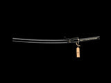 Japanese Samurai Sword Blue Blade Folded Steel Katana SHIJIAN180704