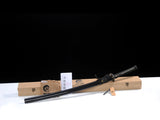 Japanese Samurai Sword Blue Blade Folded Steel Katana SHIJIAN180704