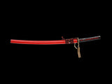 Japanese Samurai Sword High Carbon Steel Clay Tempered Katana SHIJIAN180706
