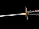 Japanese Samurai Sword High Carbon Steel Clay Tempered Katana SHIJIAN180706