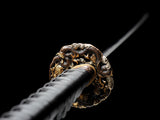 Japanese Samurai Sword High Carbon Steel Clay Tempered Katana SHIJIAN180706