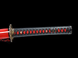 Japanese Samurai Sword High Carbon Steel Clay Tempered Katana SHIJIAN180706