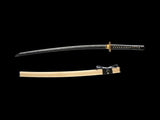 Japanese Samurai Sword High Carbon Steel Clay Tempered Katana SHIJIAN180707