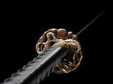 Japanese Samurai Sword High Carbon Steel Clay Tempered Katana SHIJIAN180707
