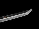 Japanese Samurai Sword High Carbon Steel Clay Tempered Katana SHIJIAN180707