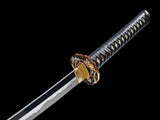 Japanese Samurai Sword High Carbon Steel Clay Tempered Katana SHIJIAN180707