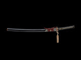 Japanese Samurai Sword Folded Steel Clay Tempered Katana SHIJIAN180708