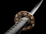 Japanese Samurai Sword Folded Steel Clay Tempered Katana SHIJIAN180708