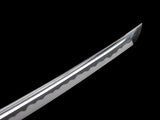 Japanese Samurai Sword Folded Steel Clay Tempered Katana SHIJIAN180708