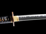 Japanese Samurai Sword Folded Steel Clay Tempered Katana SHIJIAN180709