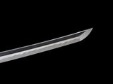 Japanese Samurai Sword Folded Steel Clay Tempered Katana SHIJIAN180709