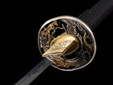 Japanese Samurai Sword Folded Steel Clay Tempered Katana SHIJIAN190309