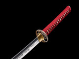 Japanese Samurai Sword High Carbon Steel Clay Tempered Katana SHIJIAN190304