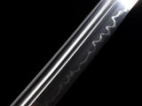 Japanese Samurai Sword High Carbon Steel Clay Tempered Katana SHIJIAN190306