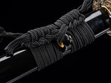 Japanese Samurai Sword Folded Steel Clay Tempered Katana SHIJIAN190309