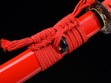 Japanese Samurai Sword High Carbon Steel Clay Tempered Katana SHIJIAN190305