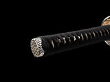 Japanese Samurai Sword Folded Steel Clay Tempered Katana SHIJIAN190309